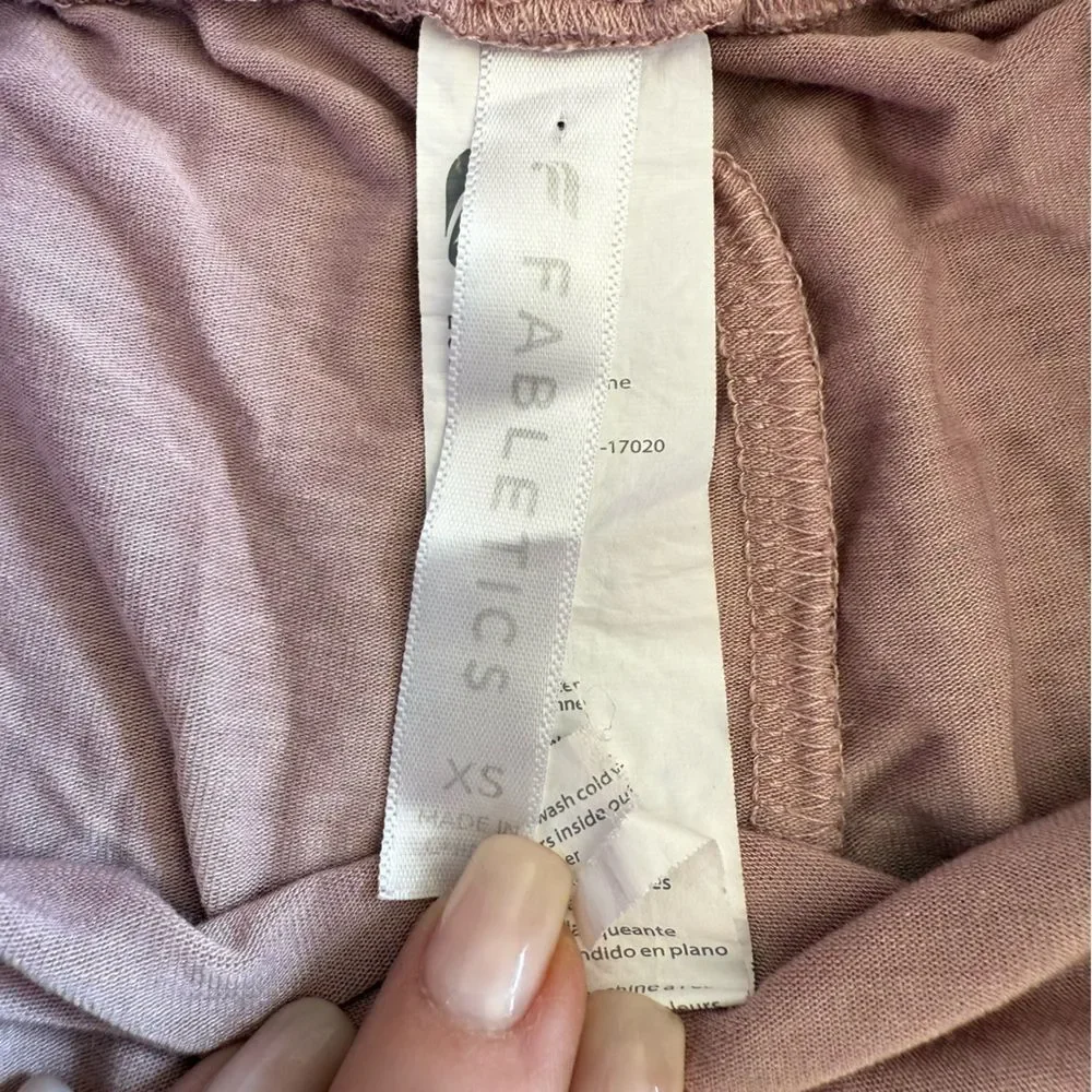 Fabletics by Kate Hudson Women’s Size XS RestoreKnit Tapered Pants Pull On pink